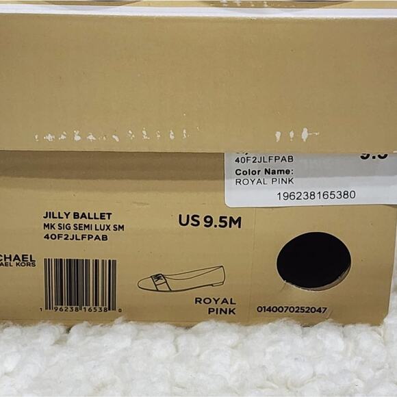 Michael Kors Jilly ballet flats in royal pink logo size 9.5 new!!! - Picture 4 of 13